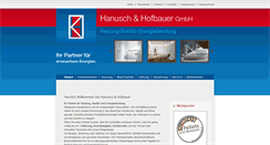 Desktop Screenshot of hanusch-hofbauer.de