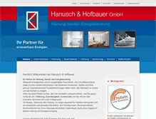 Tablet Screenshot of hanusch-hofbauer.de